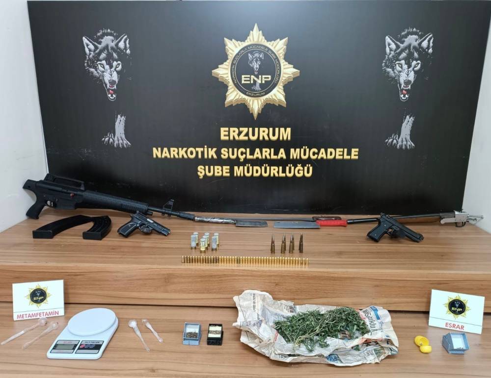 Erzurum’da uyuşturucu madde ticareti yapan şahıs yakalandı
